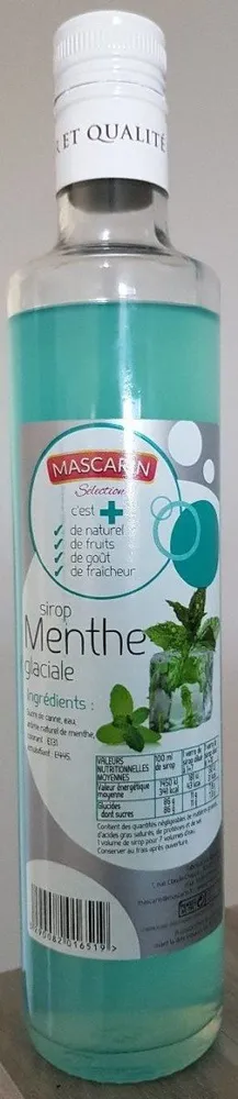 Sirop Menthe Glaciale