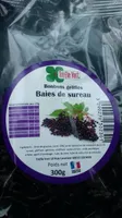Bonbons gélifiés baies de sureau