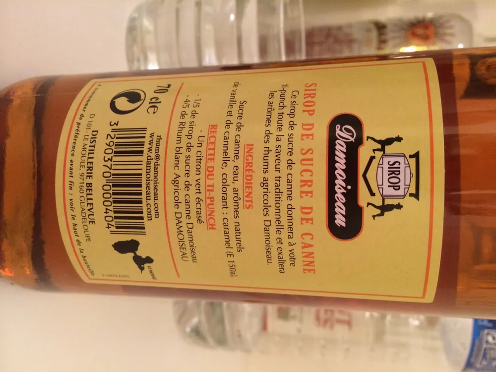 Sirop de sucre de canne