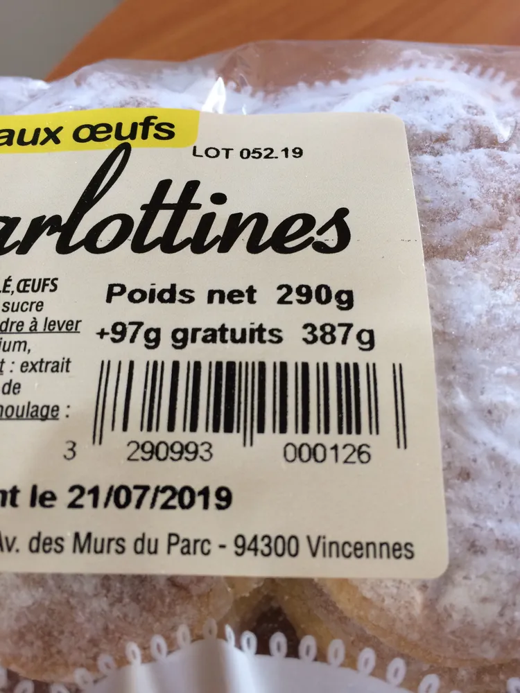Biscuits aux oeufs