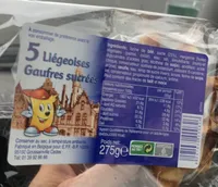 5 Gaufres Liégeoises Sucrées