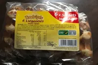 6 liégeoises gaufres sucrées