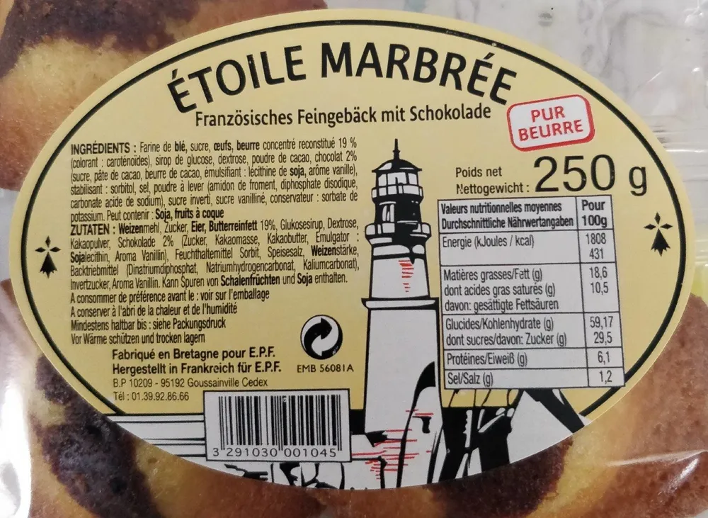 Étoile marbrées