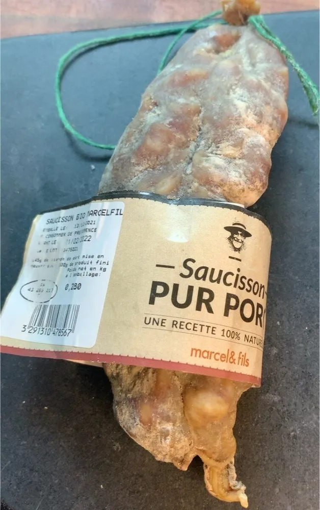 Saucisson bio Marcel et fils