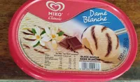 Glace saveur Dame blanche