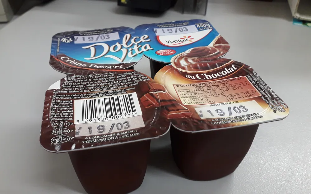 crème dessert chocolat