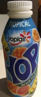 Yaourts à boire à la pulpe de fruits Yop tropical