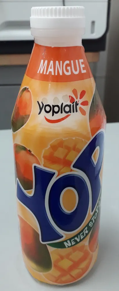 Yaourts à boire à la pulpe de mangue Yop mangue