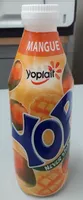Yaourts à boire à la pulpe de mangue Yop mangue
