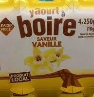 Yaourt à boire saveur vanille