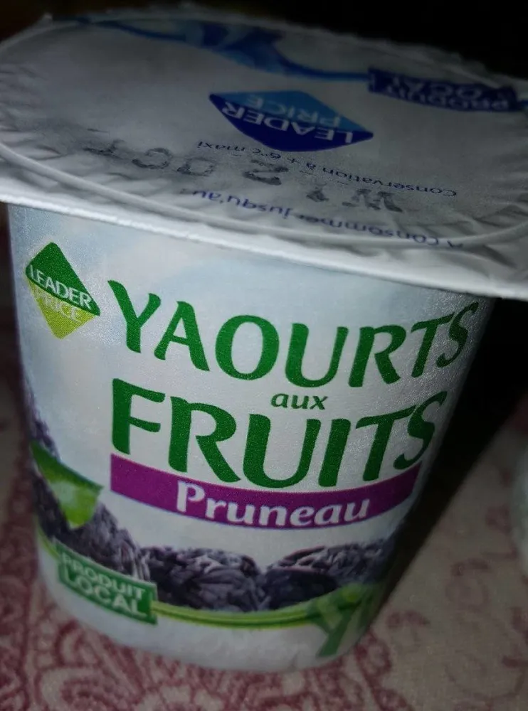 Yaourts aux fruits