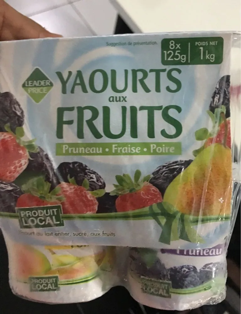 Yaourt aux fruits