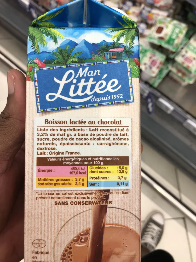 Lait chocolaté