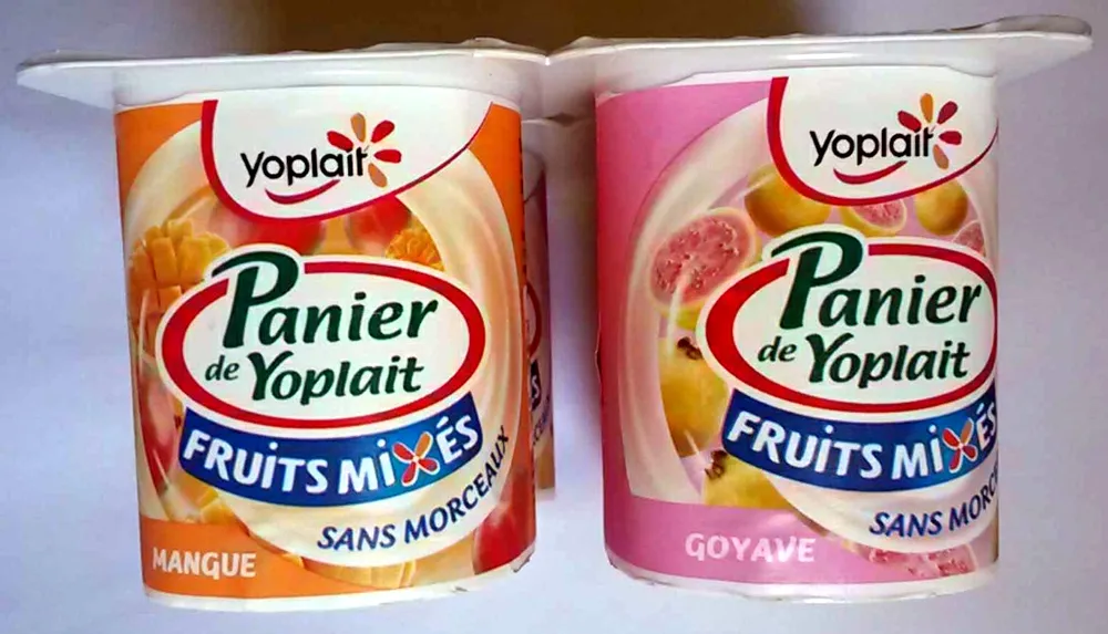 Panier de Yoplait - Fruits mixés - Goyave, Mangue, Abricot