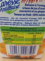 Boisson orange gimgembre