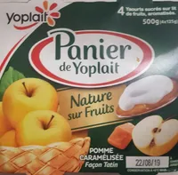 Panier de Yoplait - Nature sur fruits