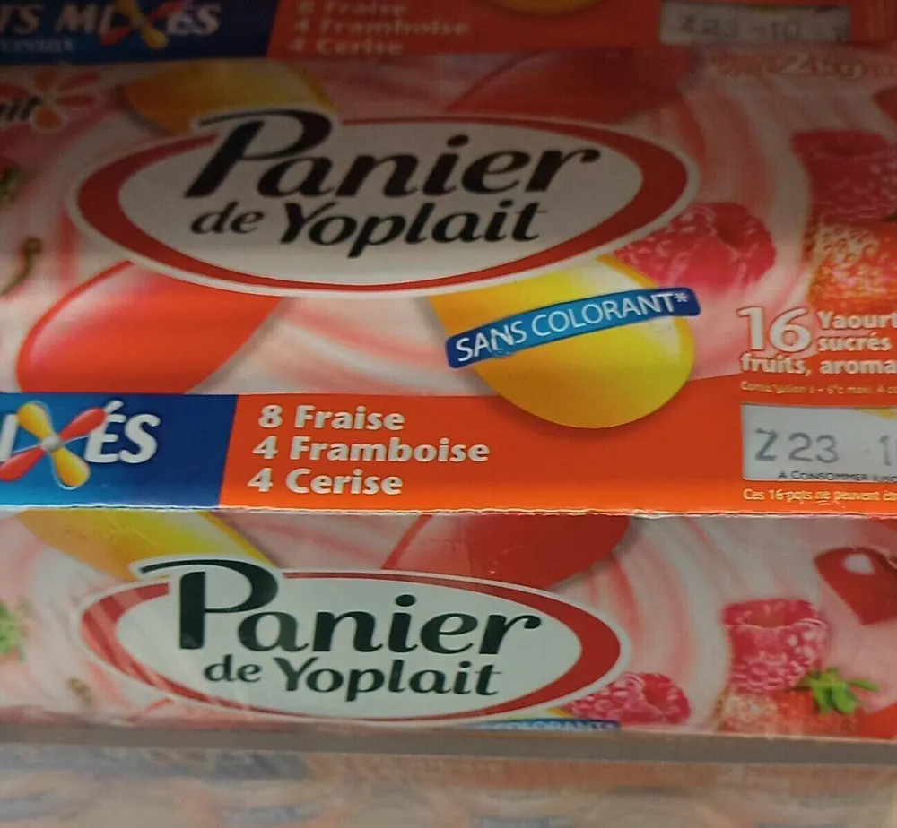 Panier de yoplai