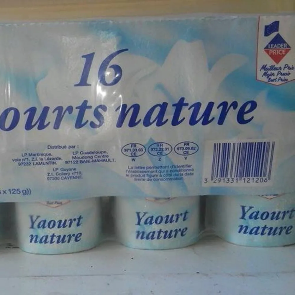 16 Yaourt nature source de calcium