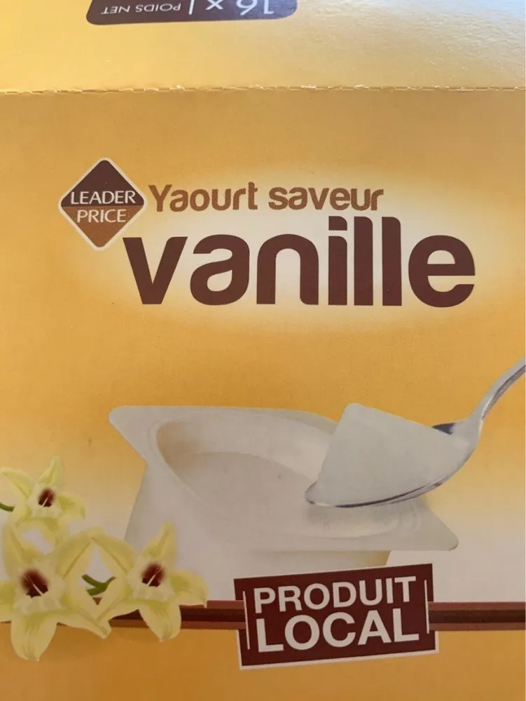Yahourts saveur vanille