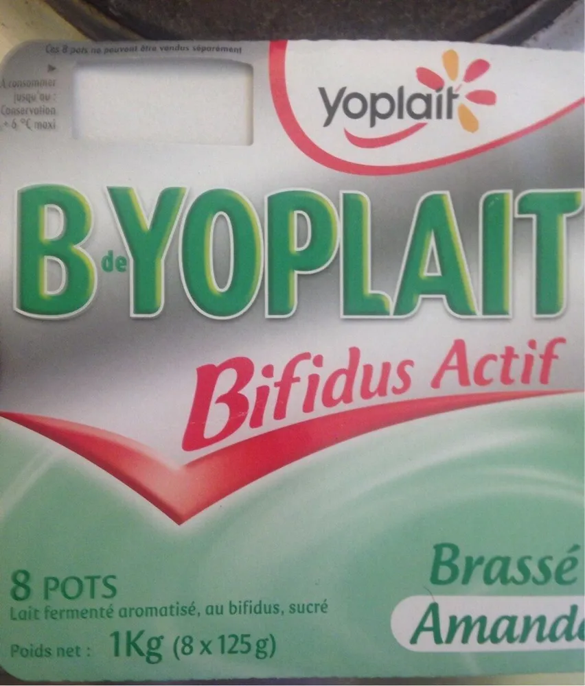 b de yoplait brassé amande
