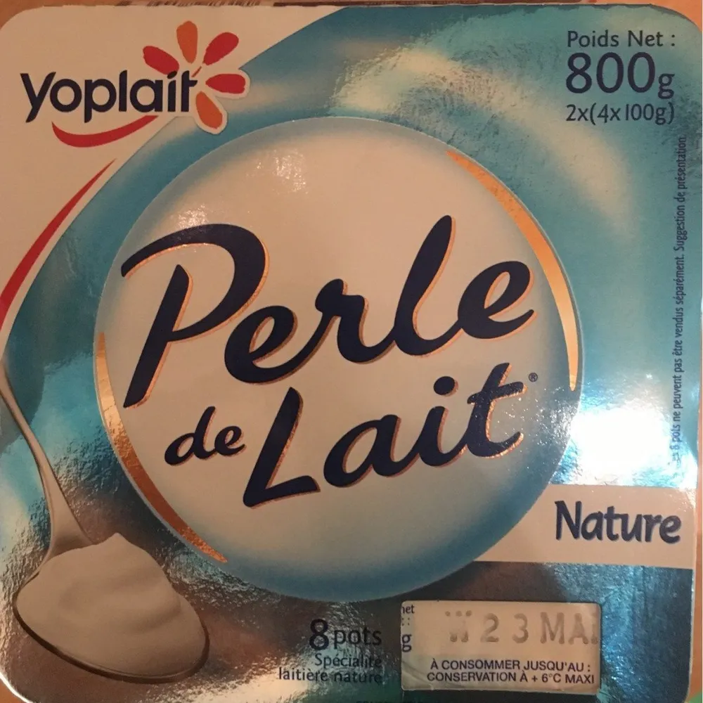 Perle de lait nature