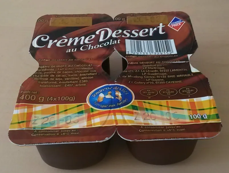 Crème dessert au chocolat
