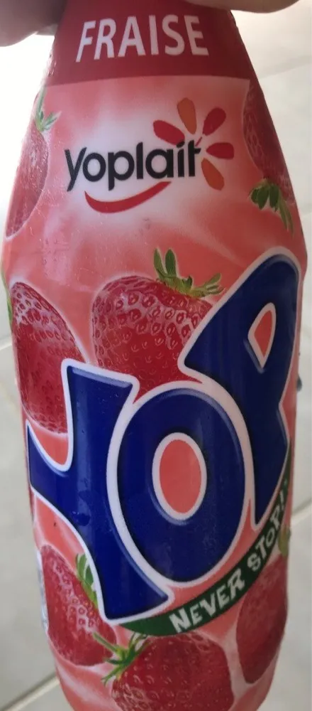 Yoaurt à boire pulpe fraise Yop Fraise