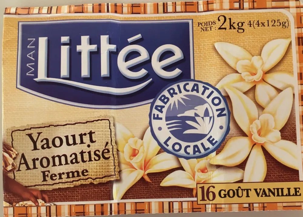 Yaourt aromatisé ferme - gout vanille