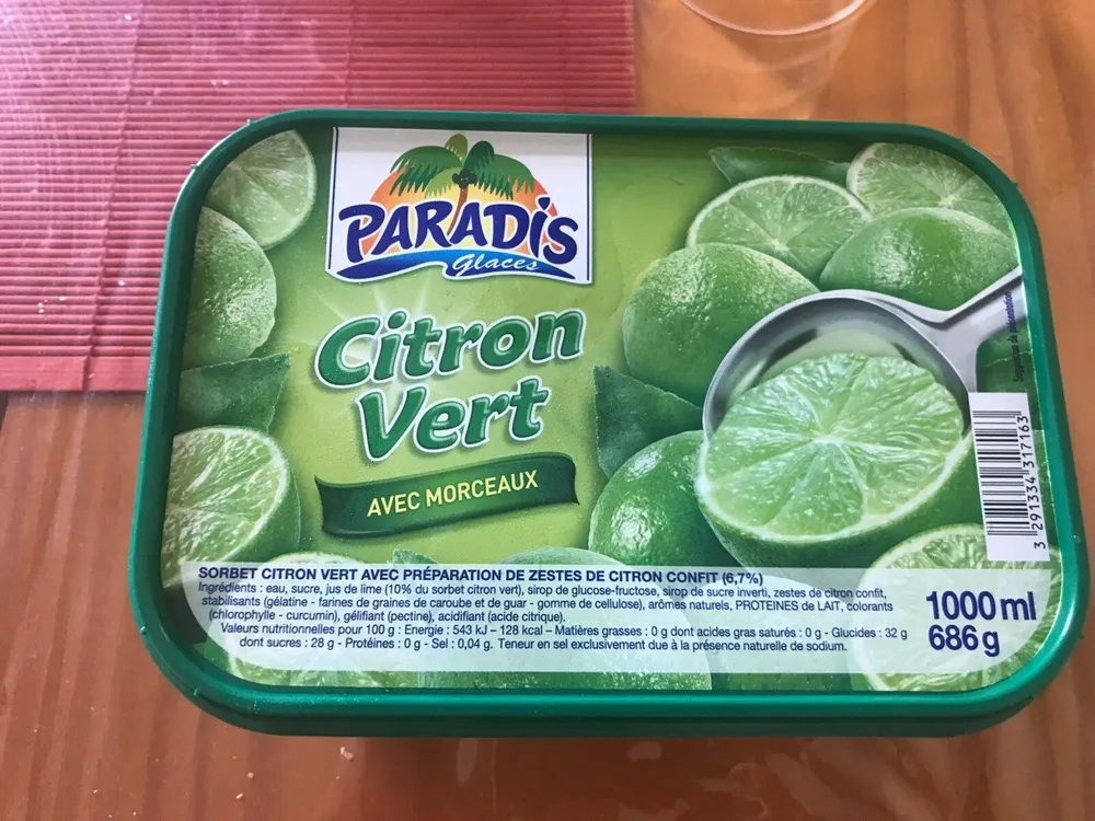 Glace Citron Vert