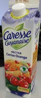 Nectar de fruits cerise orange