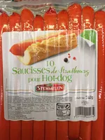 10 saucisses de Strasbourg pour Hot-dog