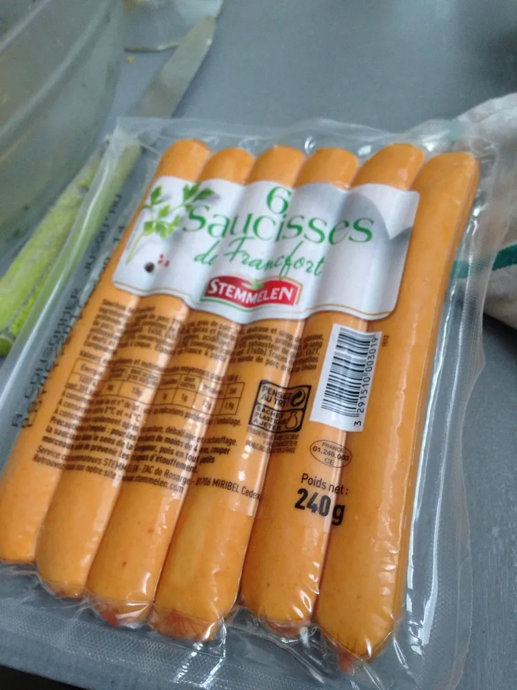 Saucisses Francfort