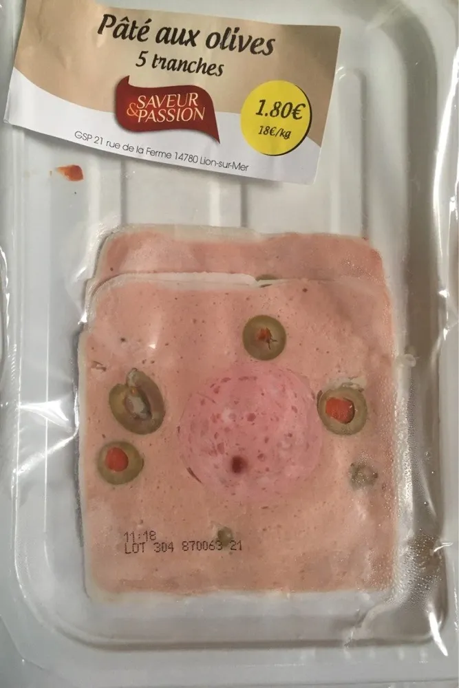 Paté aux olives