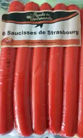 6 saucisses de strasbourg