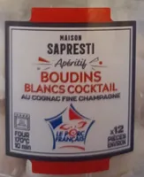 Boudin blanc cocktail