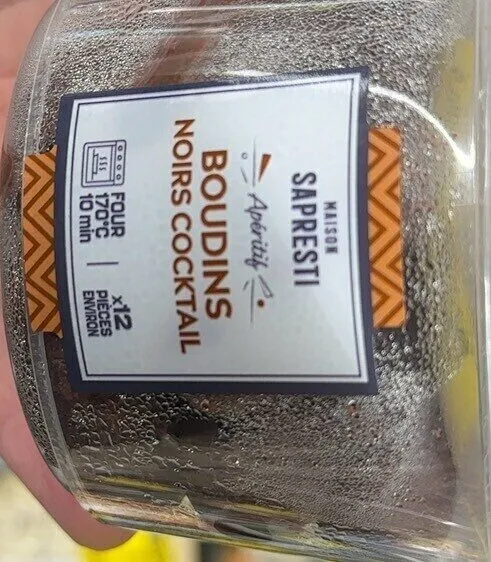 Boudins noirs cocktail