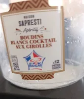 Boudins blanc cocktail aux girolles