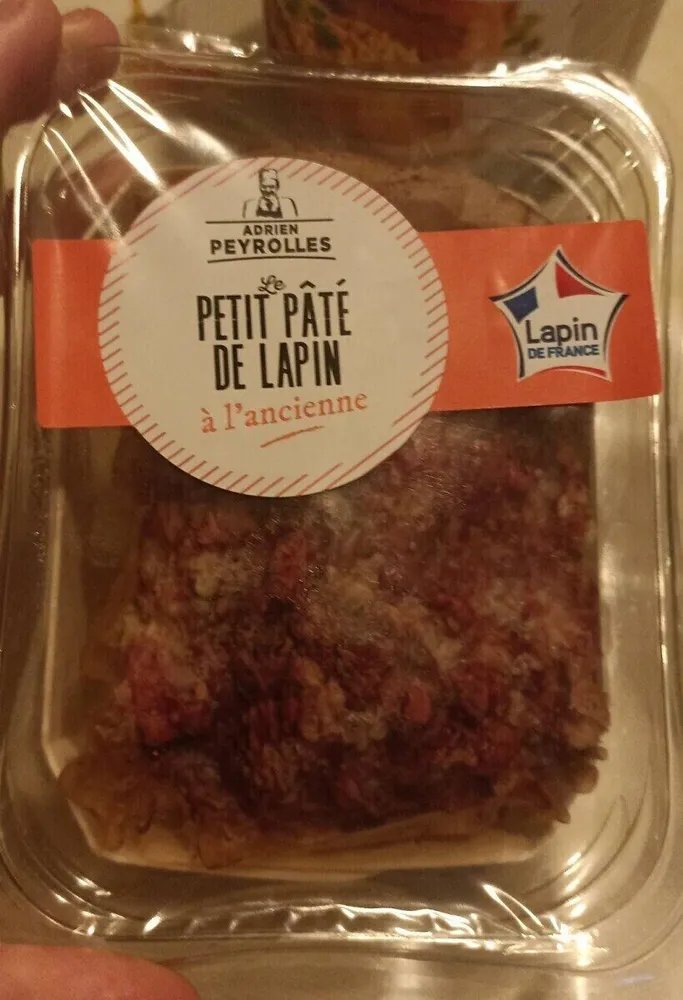 Petit pâté de lapin à l'ancienne