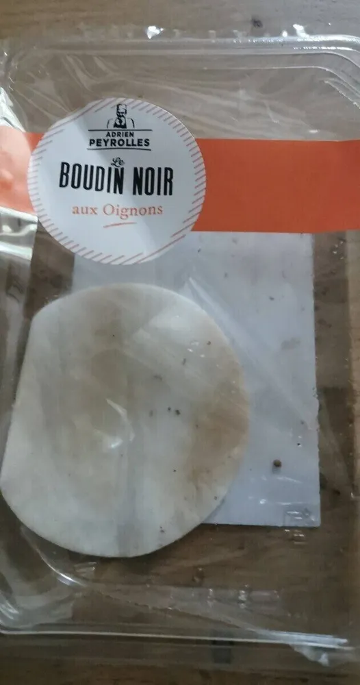 Boudin noir aux oignons