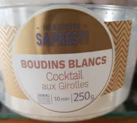Boudin blanc cocktail aux girolles