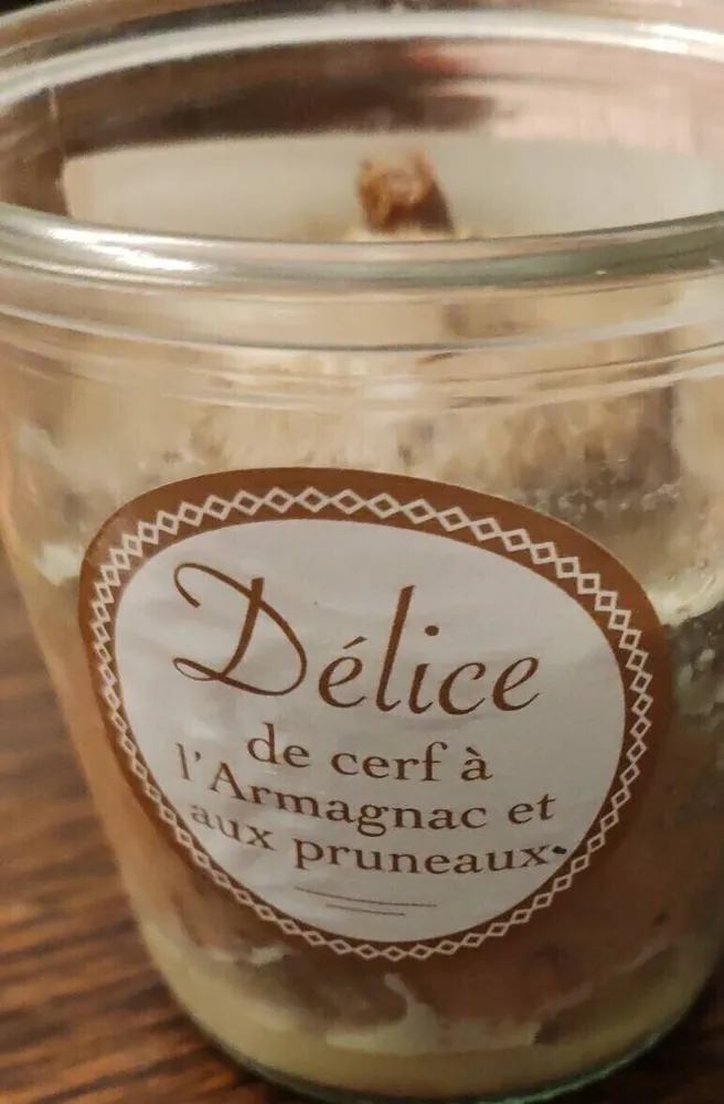 Délice de cerf à d'Armagnac et aux pruneaux