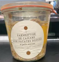 Parmentier de canard aux patates douces et petits marrons