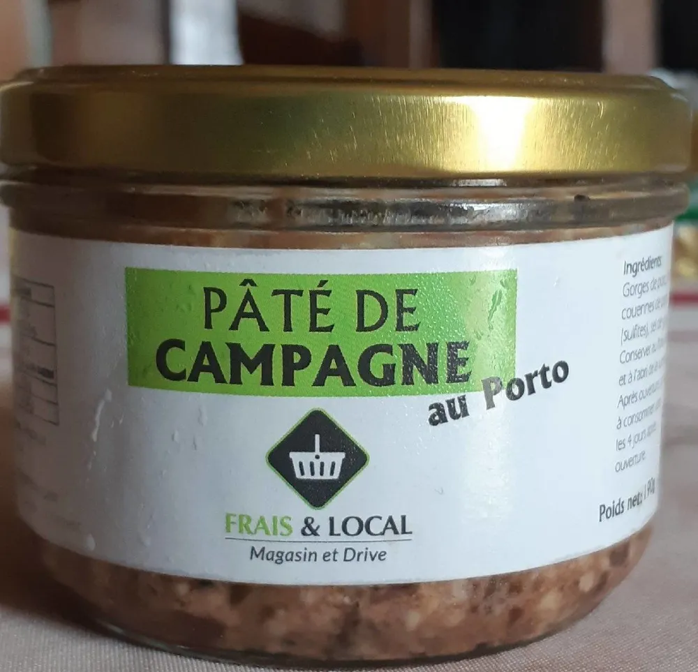 pâté de campagne au Porto