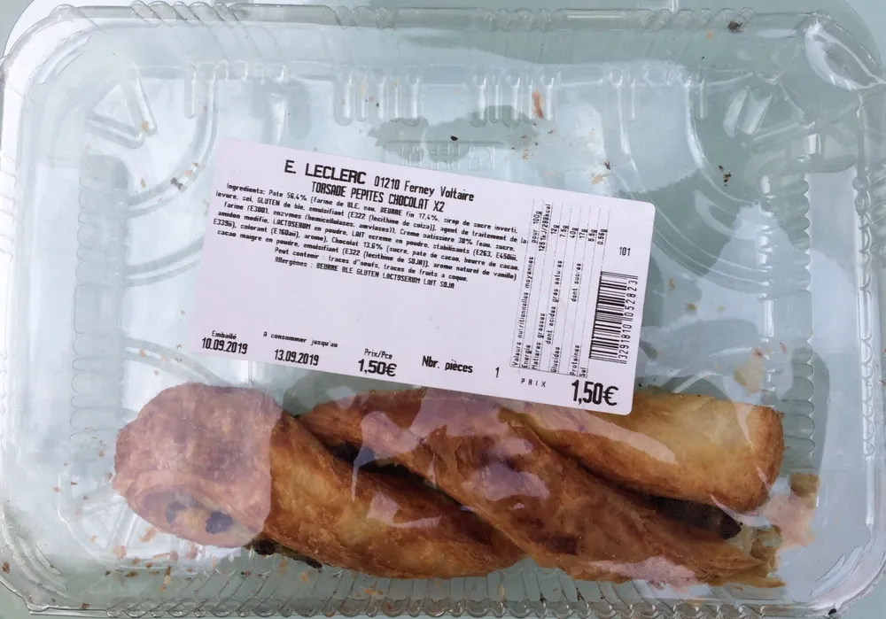 Torsade pepites chocolat fois 2