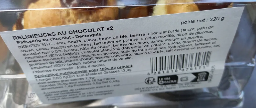 Religieuse au chocolat