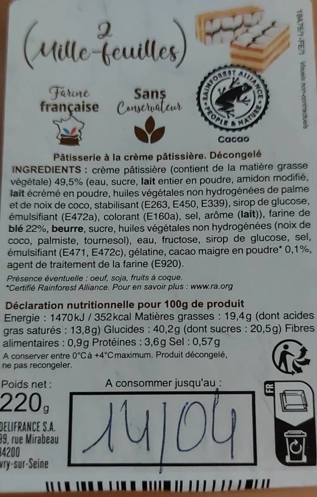2 Mille-feuilles