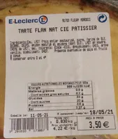 Tarte flan