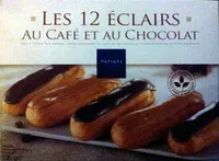Les 12 éclairs au café et au chocolat