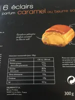 Eclairs parfum caramel au beurre salé