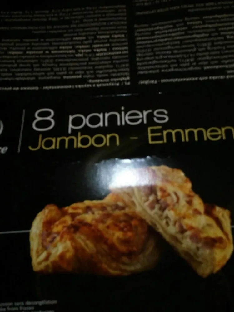 Paniers jambon emmental